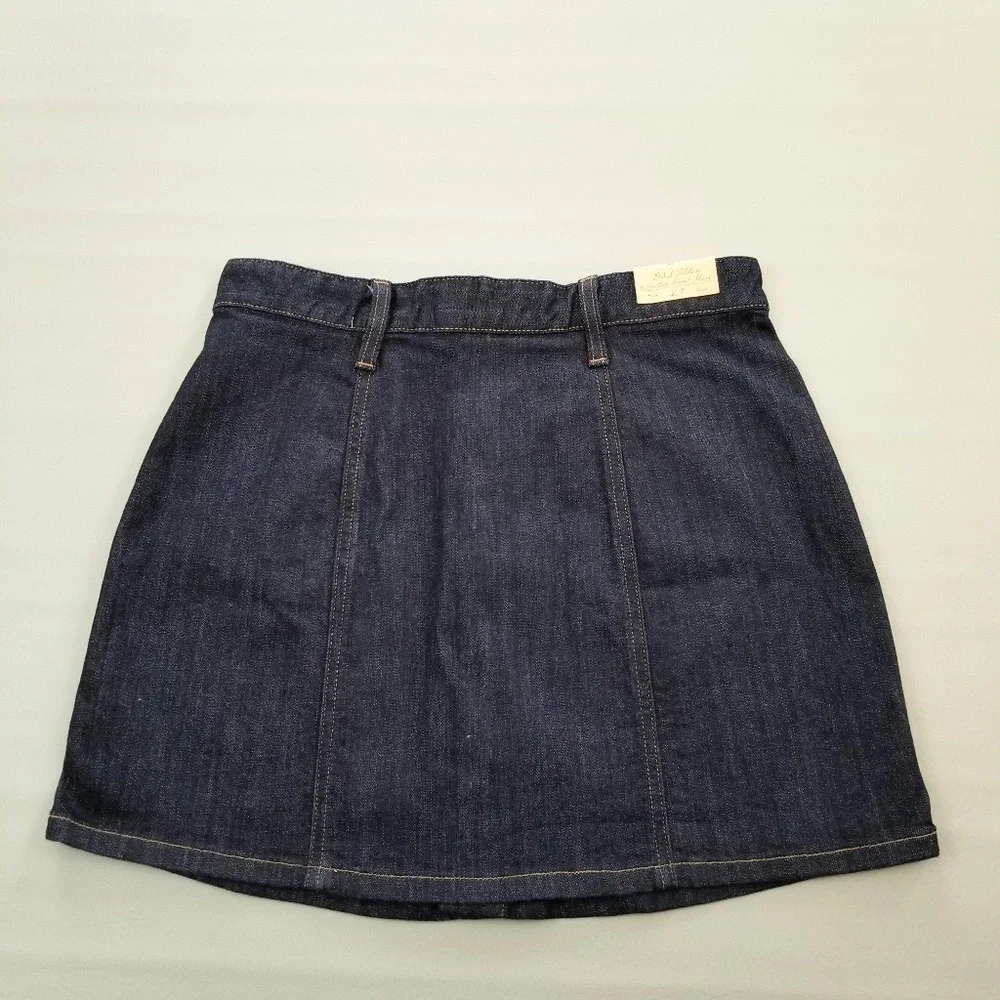 Denim & Supply dark wash button front skirt NWT